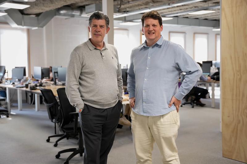 Roeland Van Dessel CEO Partena Professional and Fabien Pinckaers CEO Odoo - payroll partnership Belgium 2026